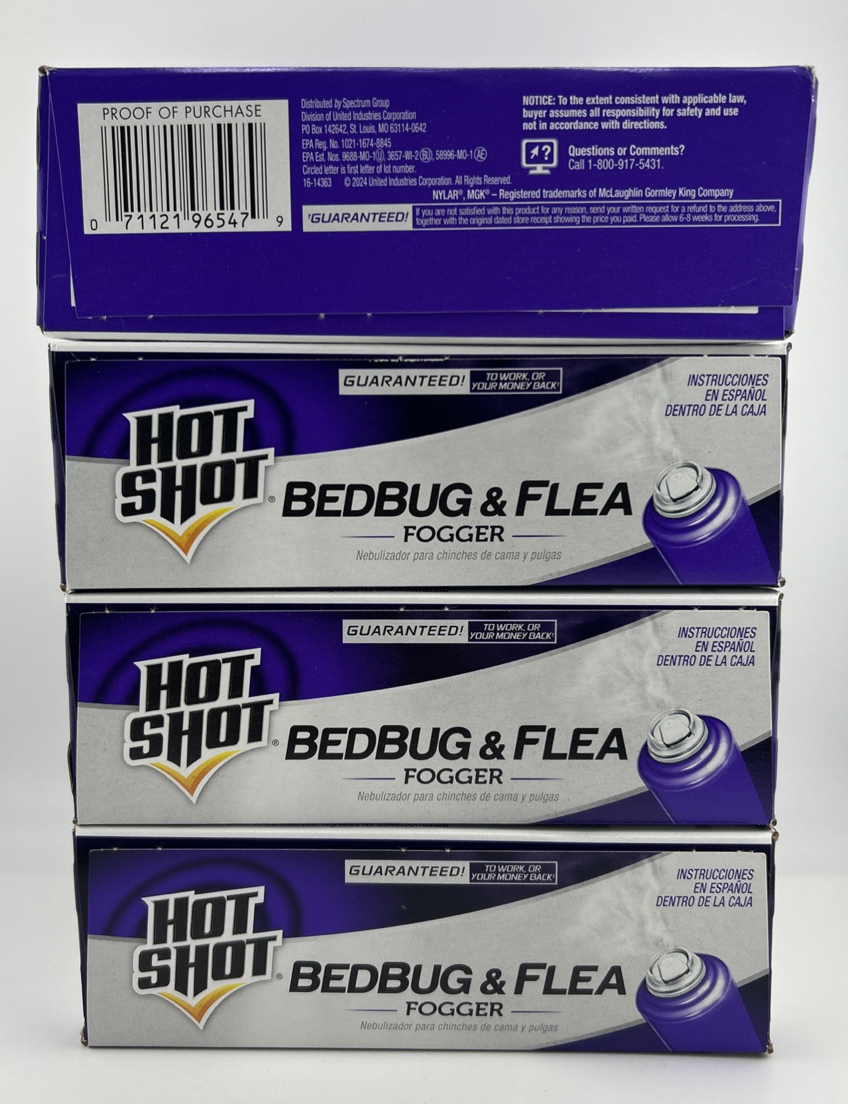 4 Boxes, 12 Hot Shot FOGGER Insect Killer INDOOR BED BUGS & FLEA Ticks Lice Bomb