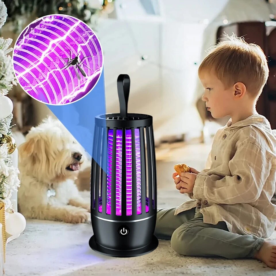 2PACK Electric Fly Bug Zapper Mosquito Insect Killer LED Light Control Lamp Home