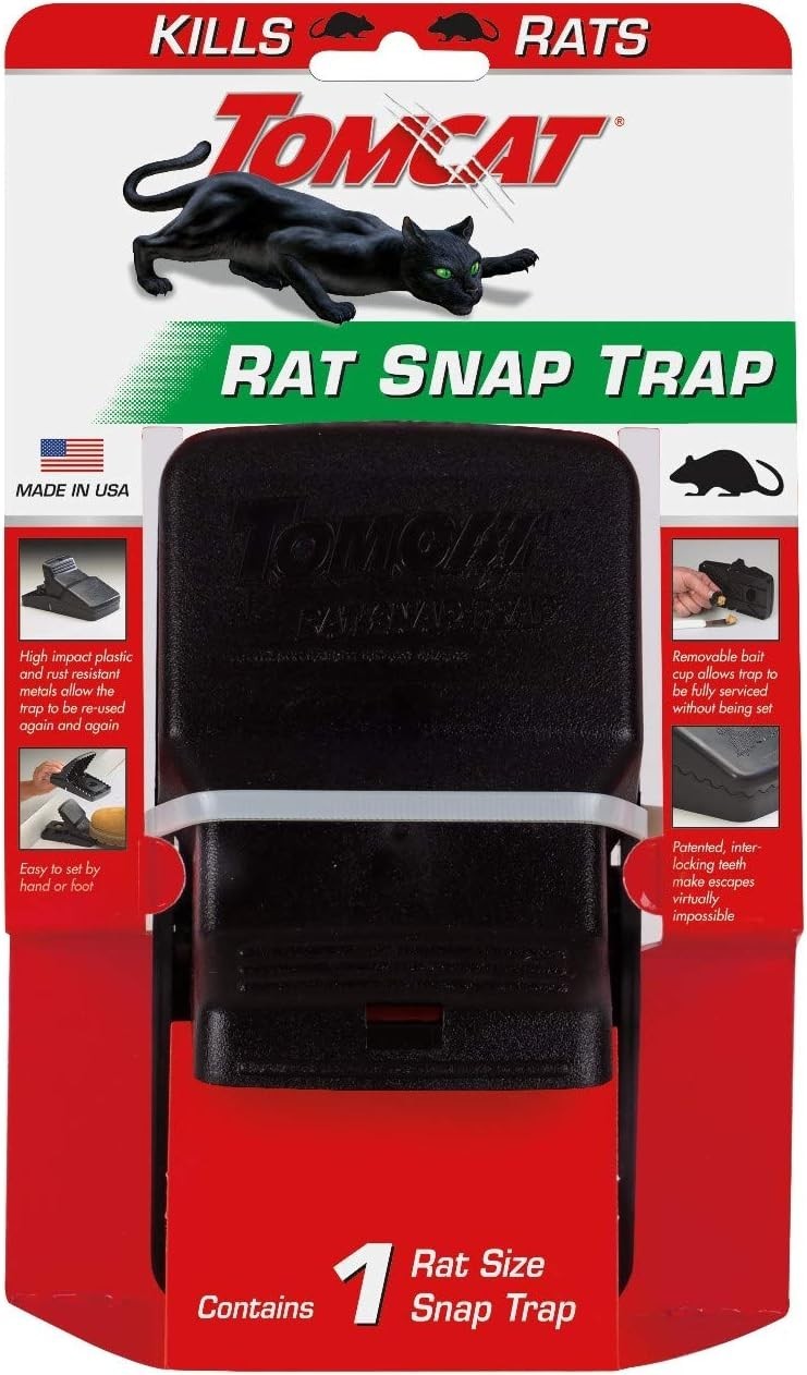 Eco-Friendly Rat Snap Trap – Reusable, Manual 1-Pack for Home & Healthy Living