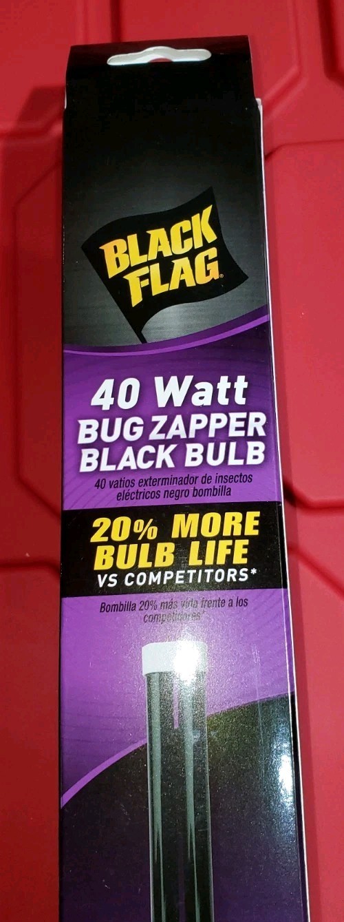 Black Flag 40W Replacement Bulb for Bug Zapper – Model BB-40BLK – NEW FREE SHPN