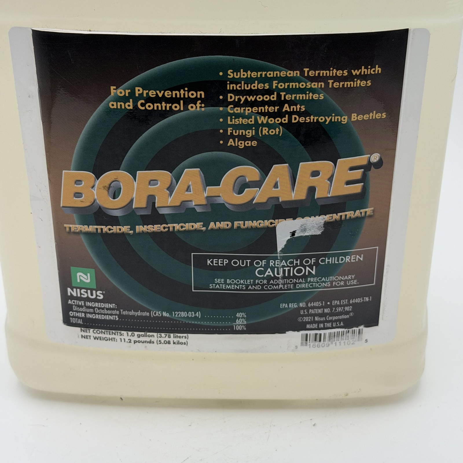 Nisus Bora-Care Termiticide Insecticide Fungicide Concentrate 1 Gallon Wood