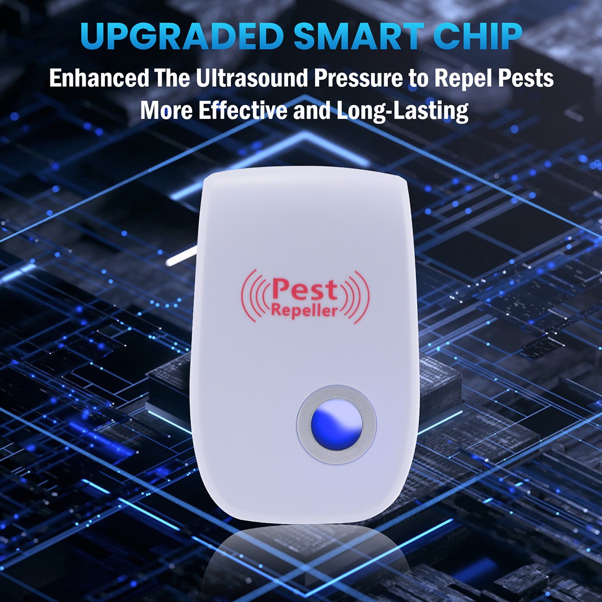 1-20PCS Electronic Ultrasonic Pest Killer Bug Mosquito Cockroach Mouse Killer