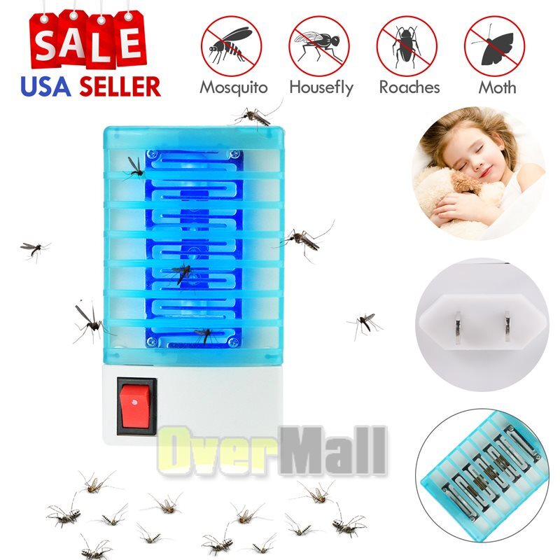 Electric Fly Gnat Killer Lamp Pests Fly Insect Trap Mosquito Bug Zapper Catcher