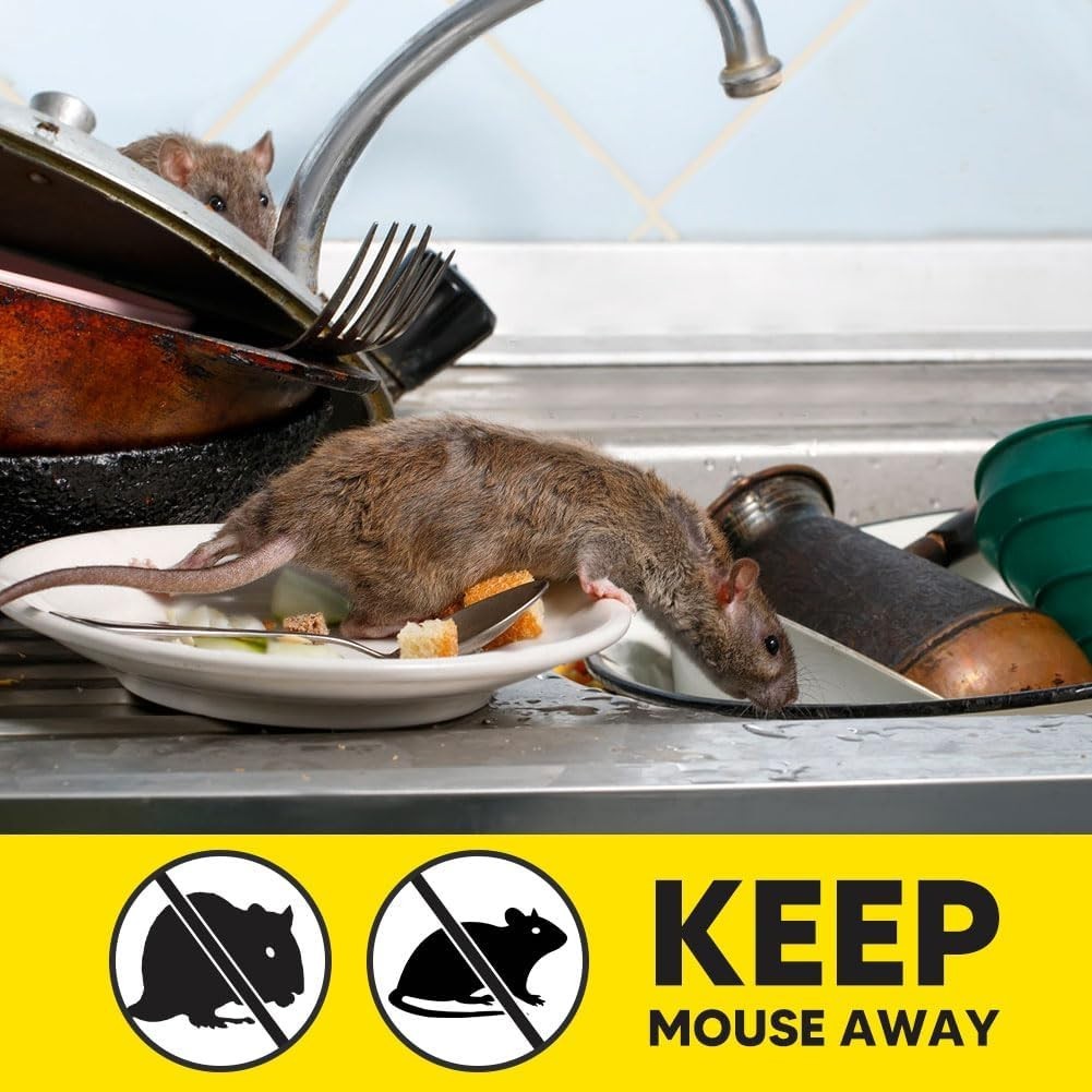8 Packs Mole Repellent, Vole Repellent Outdoor, Powerful Mole Deterrent for Yar