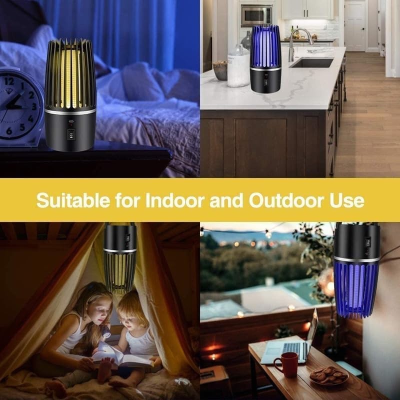 Electric Fly Gnat Killer Lamp Pests Fly Insect Trap Mosquito Bug Zapper