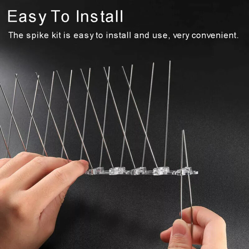 1/2/4PCS Bird Spikes for Pigeons Small Birds Anti Bird Spikes Easy to Install