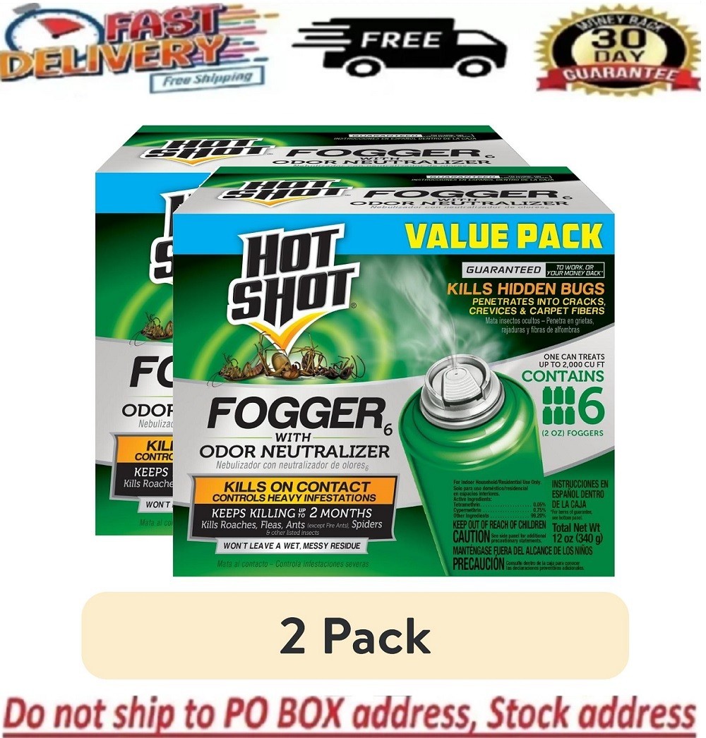 12Can Fogger Bomb Insect Killer Bug Flies Roach Spider Indoor Bed Kill Shot Tick