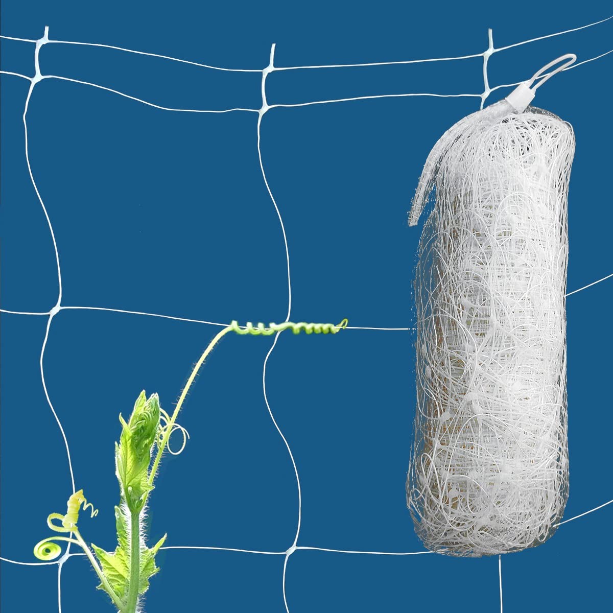 White Trellis Netting 4×100 ft Heavy Duty Garden Netting Polypropylene Plant …