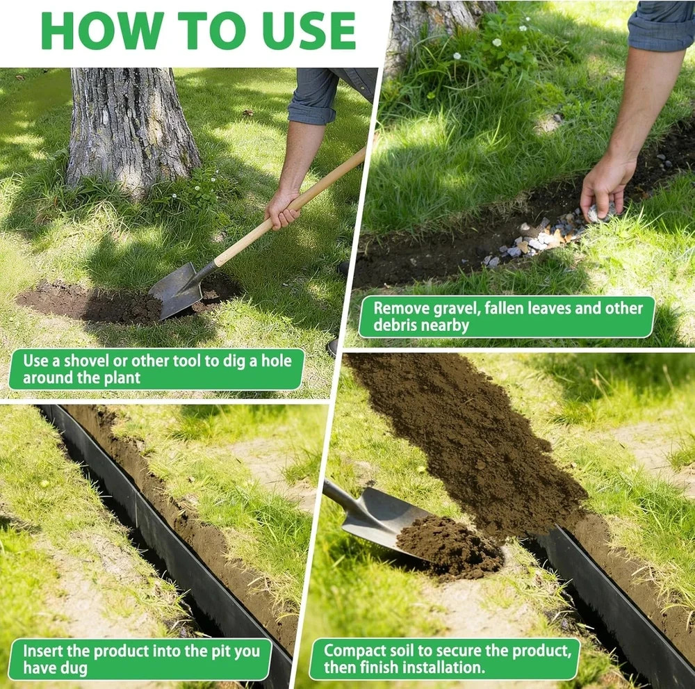 West Bay 20ft x 24in x 60mil Tree Root Barrier, Heavy-Duty Bamboo Root Barrier W