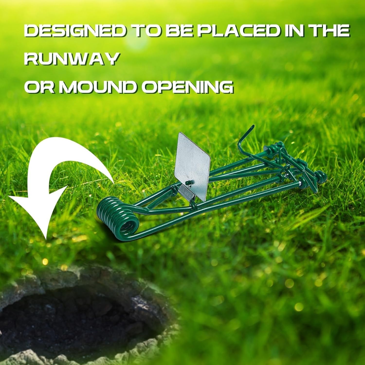 2 Pcs Stainless Steel Gopher Trap – Secure, Child-Safe Outdoor Pest Control
