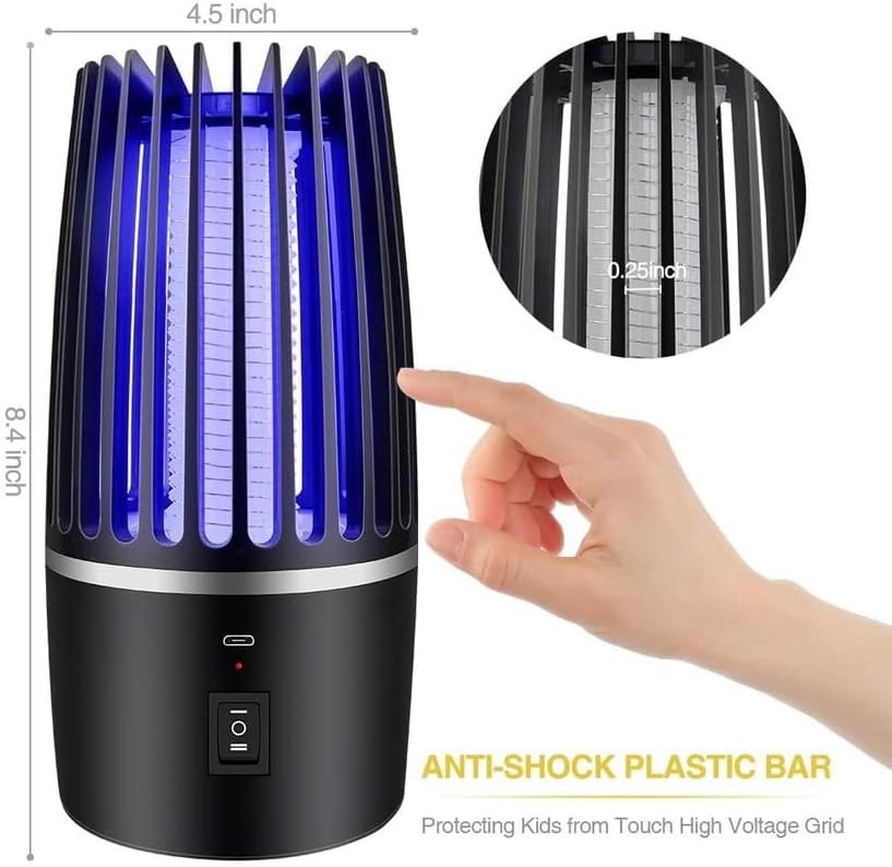 Electric Fly Gnat Killer Lamp Pests Fly Insect Trap Mosquito Bug Zapper