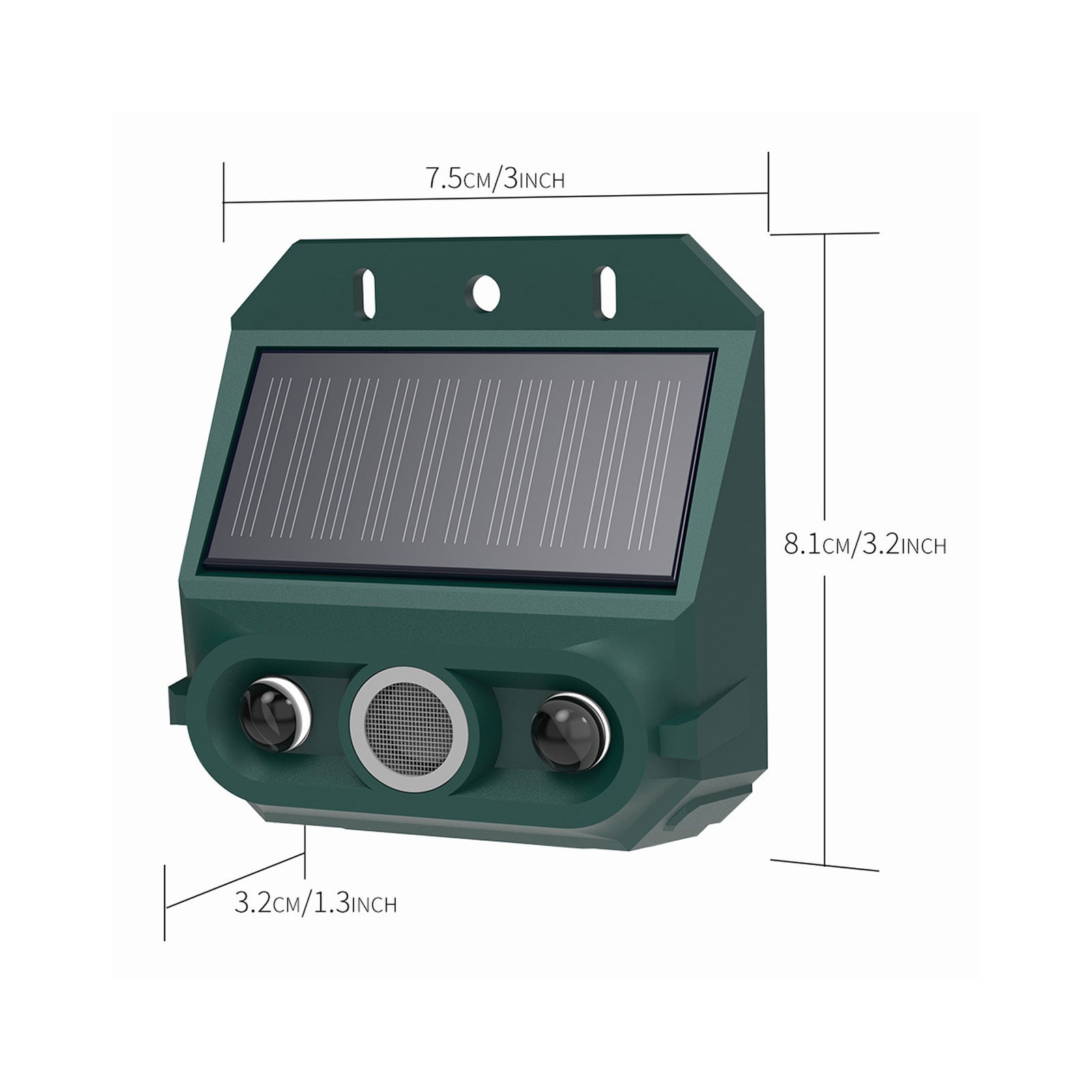 4Pcs Solar Animal Repeller Easy Installation Outdoor Protection Tool for Yard