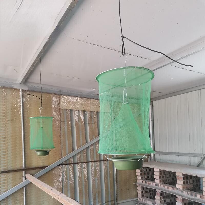 4 Pcs The Ranch Fly Trap Outdoor Fly Trap Killer Bug Net Cage Perfect for Horses