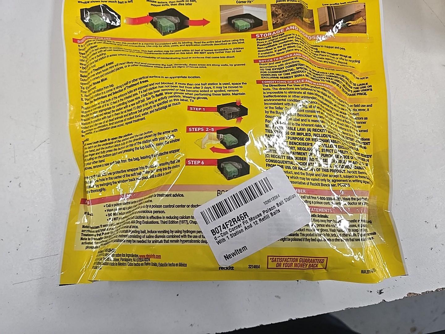 D-Con Kills House Mice 1 Refillable + 12 Refill Bait Blocks
