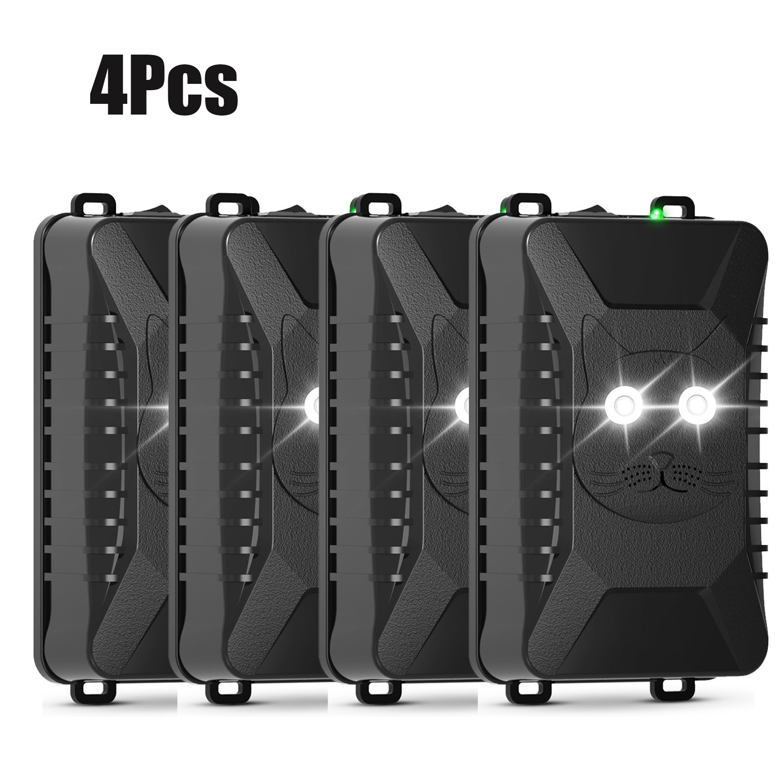 2/4Pcs Ultrasonic Pest Reject Car Control Electronic Repellent Rat Mice Repeller