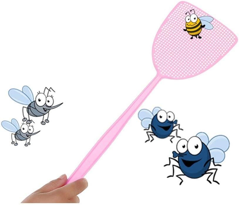 Heavy Duty Fly Swatter Set – 3 Pack Assorted Colors for Effective Swatting