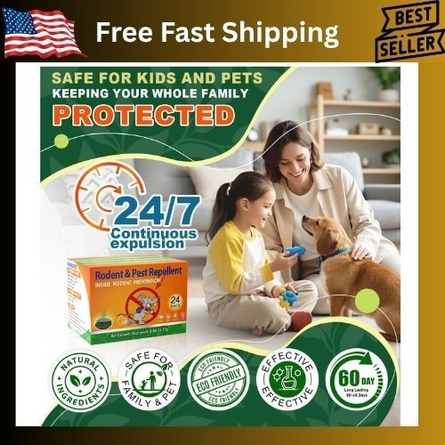 Natural Rodent Repellent Peppermint Sachets 24 Pack Mouse Mice Pest – US