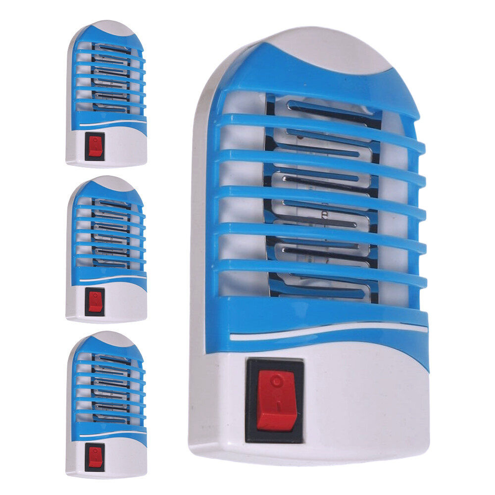 4pcs Plug in Electronic Repellent Mosquito Electric Zapper Gnat Fly Trap