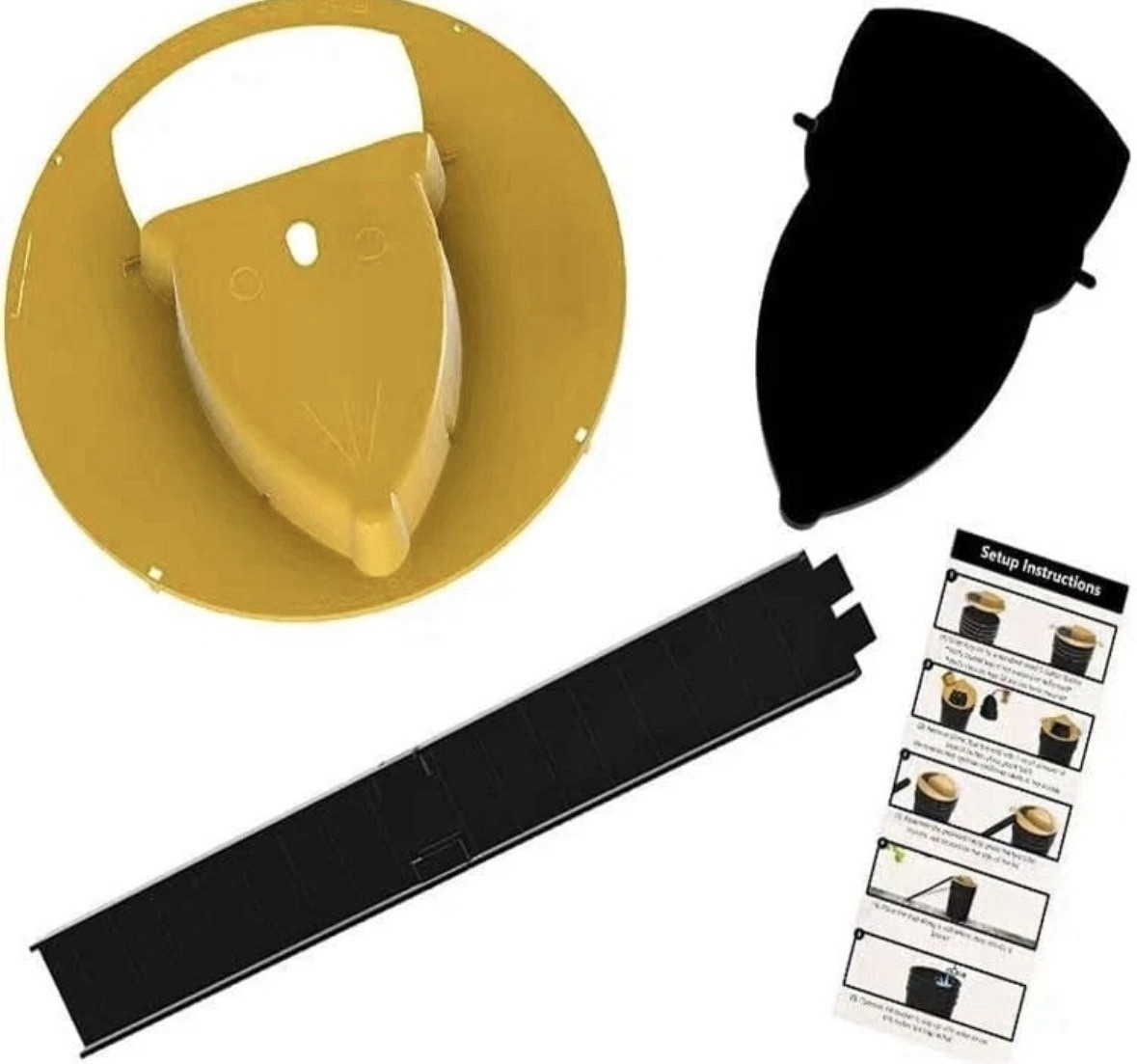 Mouse Rat Trap Flip & Slide Mouse Trap Bucket Catcher Mousetrap Slide Bucket Lid