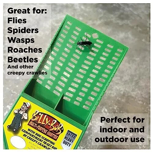 Multi-Purpose Heavy Duty Fly Swatter – 2 Pack – Fly Swatter with Bug Scooping