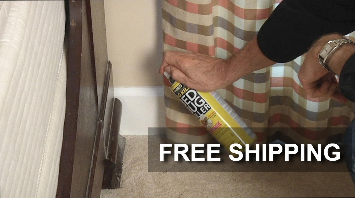 Spray para Chinches y Huevos Aerosol de 16oz Eliminador Efectivo de Insectos