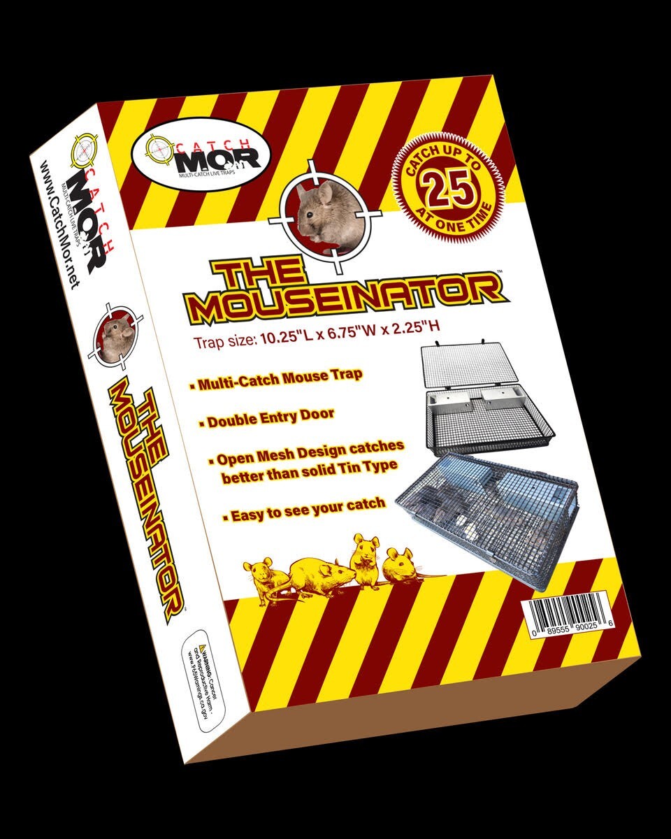 NEW!!! Rugged Ranch Mousinator Live Multiple Catch Humane Mouse Trap CatchMor