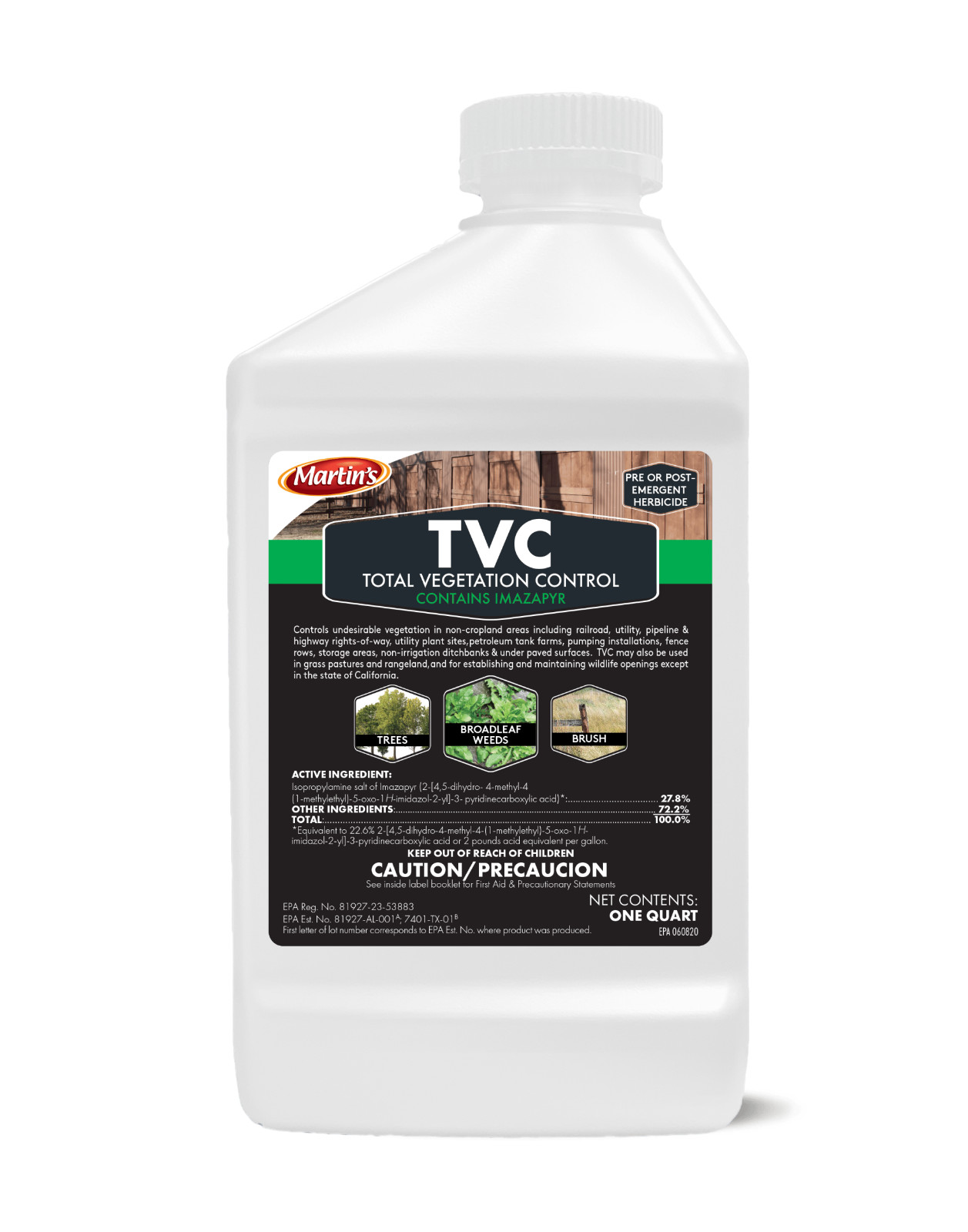 Martin’s TVC – Total Vegetation Control – 32 fl oz by Control Solutions, Inc