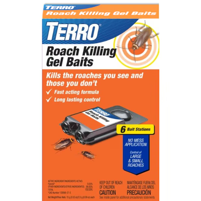 TERRO 0.2 -fl oz Roach killer 6 -Pack