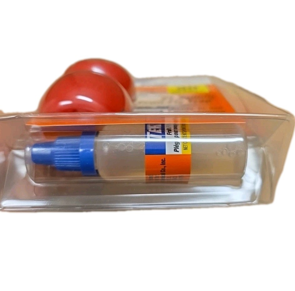 Terro Indoor Fruit Fly Trap (2-count) Built In Windows | 90-Day Bait Supply’A2′