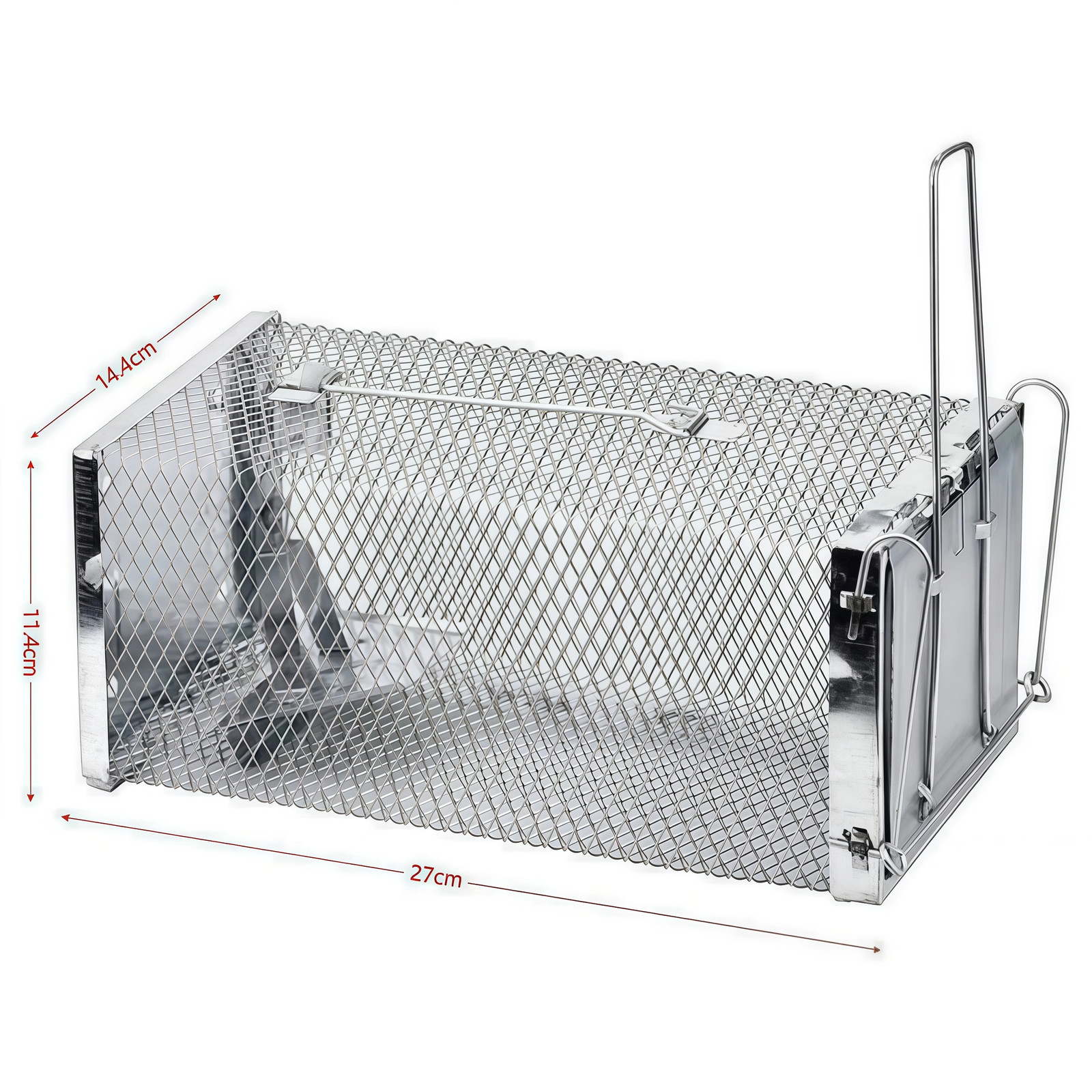 Rat Trap Cage Small Live Animal Pest Rodent Mouse Control Catch Hunting Trap US