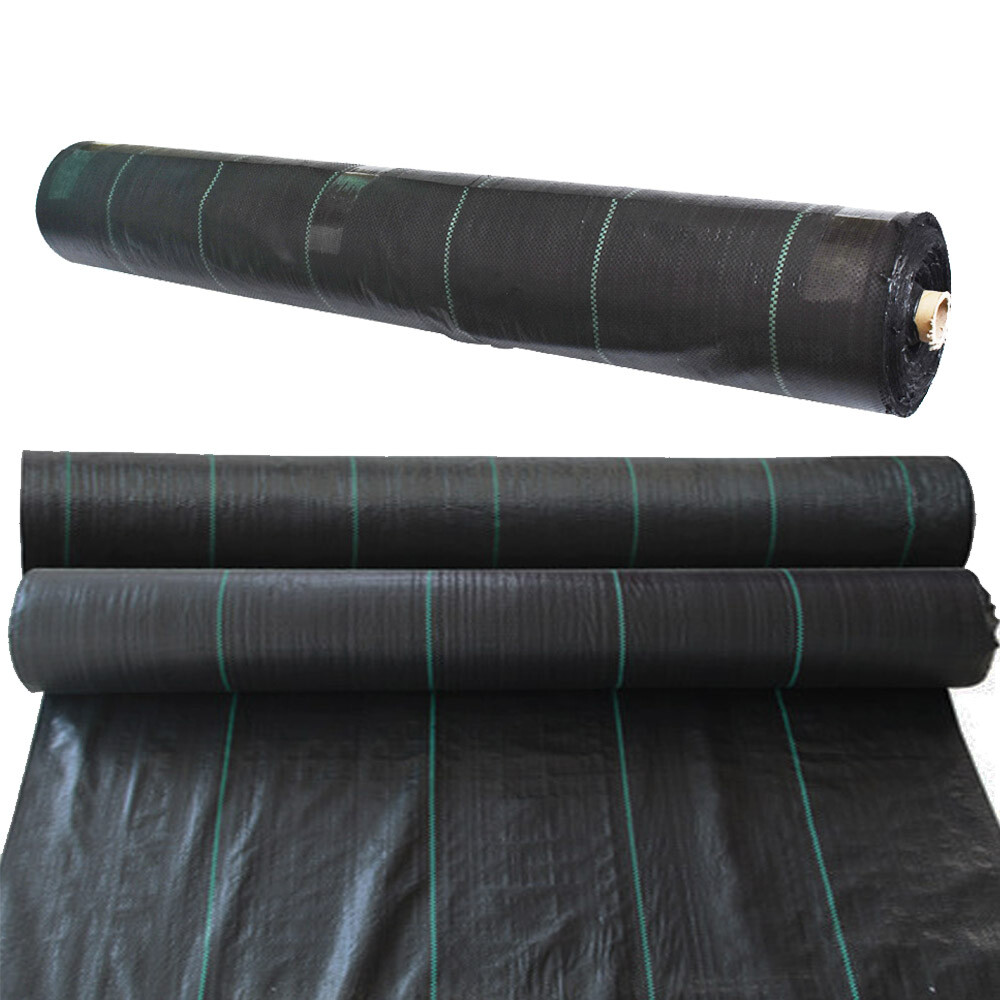 Durable Weed Barrier Landscape Fabric 3.2oz PP Woven Ground Cover Chemical-Free