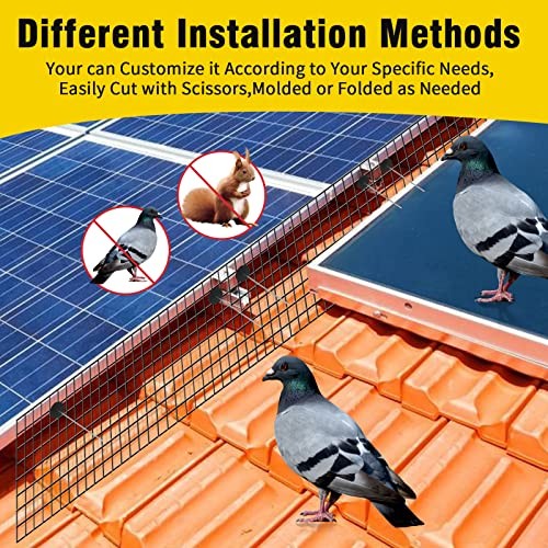 Solar Panel Bird Guard,Solar Panel roof Protection net 1/2inch Mesh 6in X 100ft