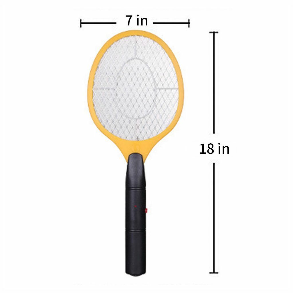 Handheld Electric Mosquito Fly Swatter Zapper Killer Bug Pest Insect Wasp Racket