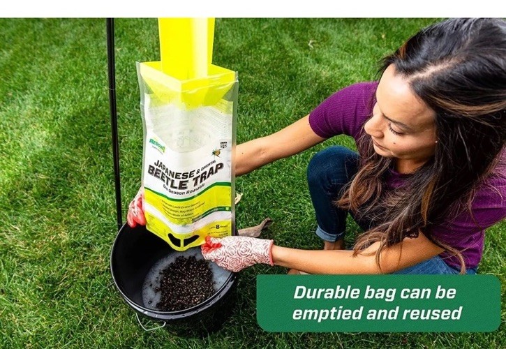 RESCUE! Japanese & Oriental Beetle Trap One-Season Reusable 8 Count