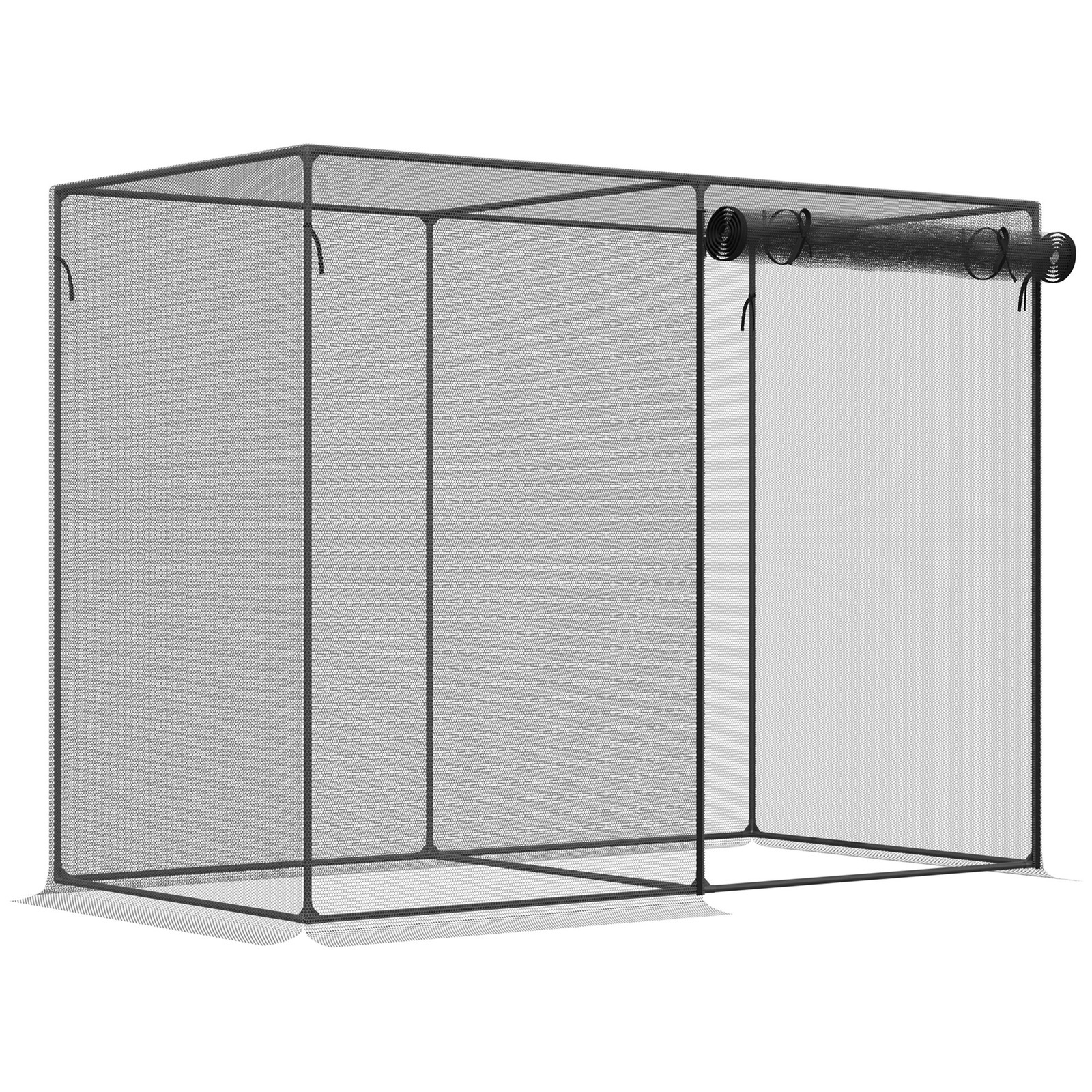 6 x 3ft Crop Cage Black
