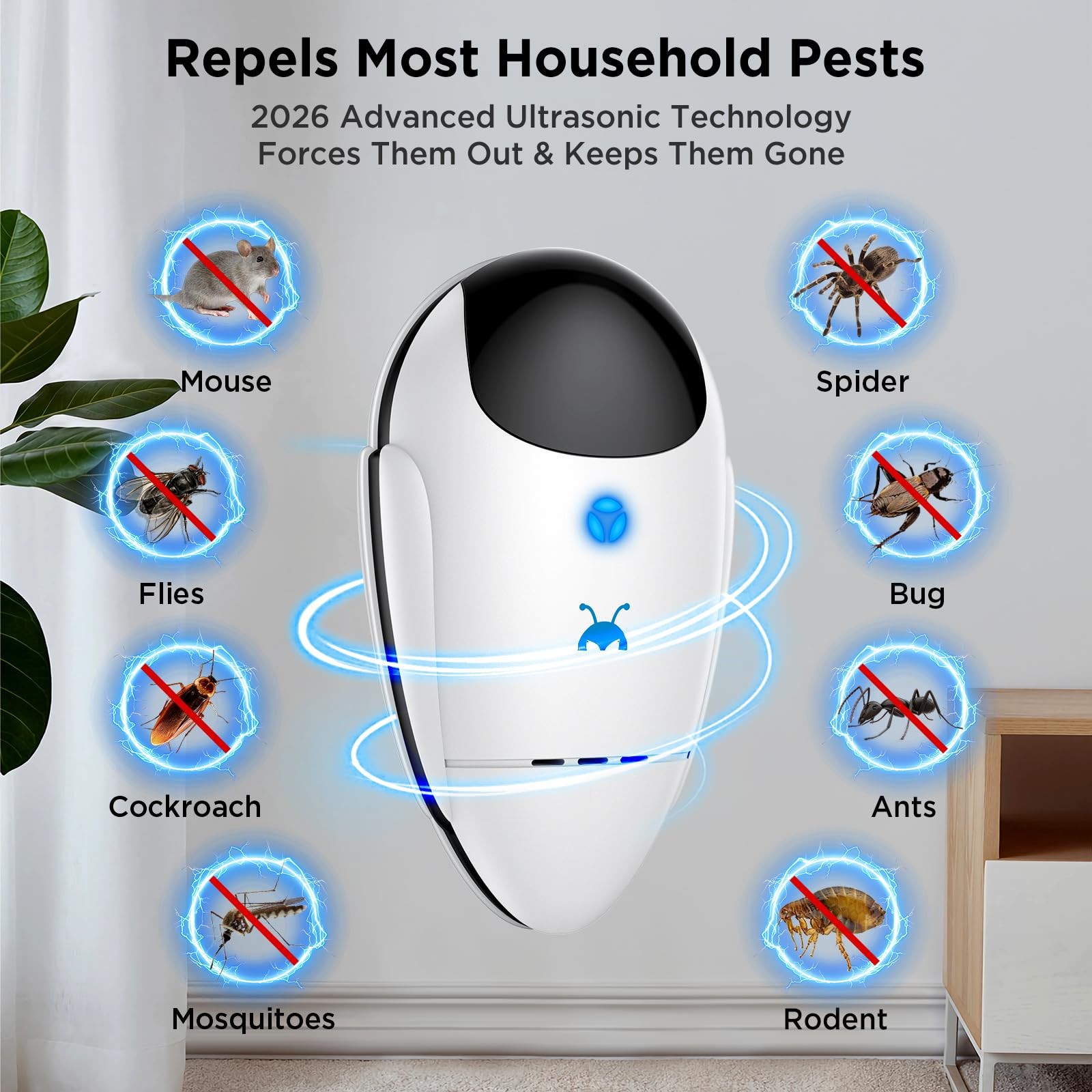 Best Neatmaster 2026 Upgraded Ultrasonic Repeller Pest & Insect Indoor Repeller