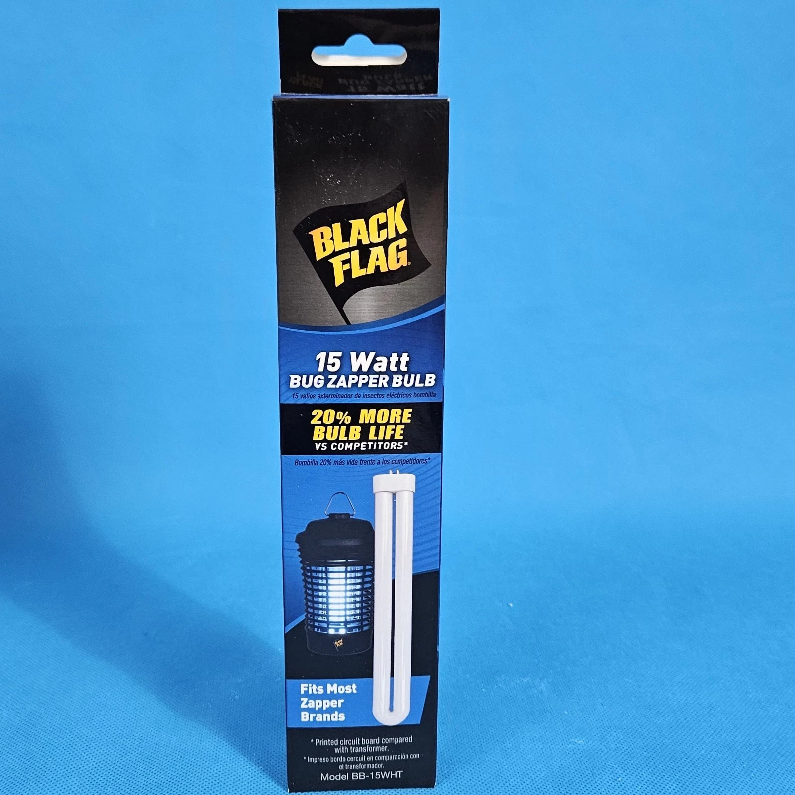 Black Flag 15W Bug Zapper Replacement Light Bulb Genuine New
