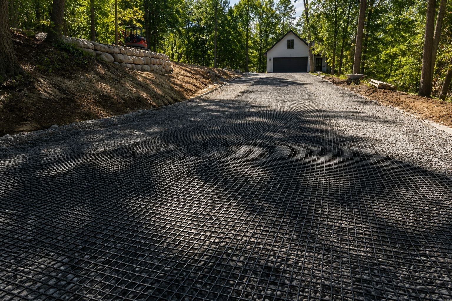 Geogrid & Geocell Underlayment Fabric | Non-Woven Geotextile(8 oz) – USA Made