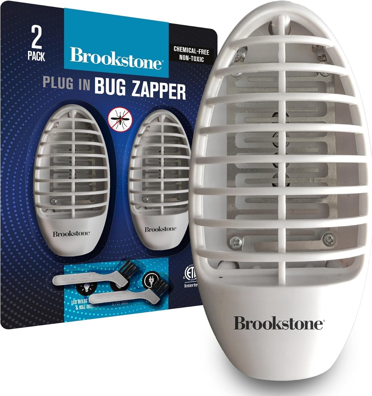 Chemical-Free Bug Zapper Set – Compact, Child-Safe Insect Eliminators for Home