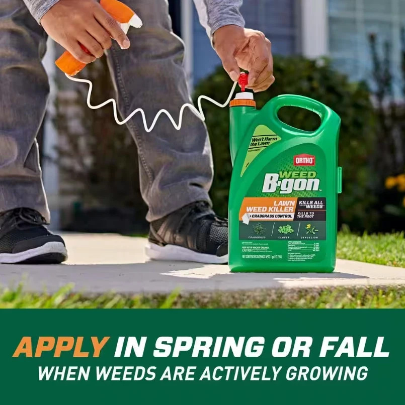 Ortho Weed B-gon Lawn Weed Killer Won’t Harm The Lawn with Trigger Sprayer 1 Gal