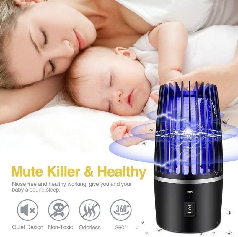 Electric Fly Gnat Killer Lamp Pests Fly Insect Trap Mosquito Bug Zapper