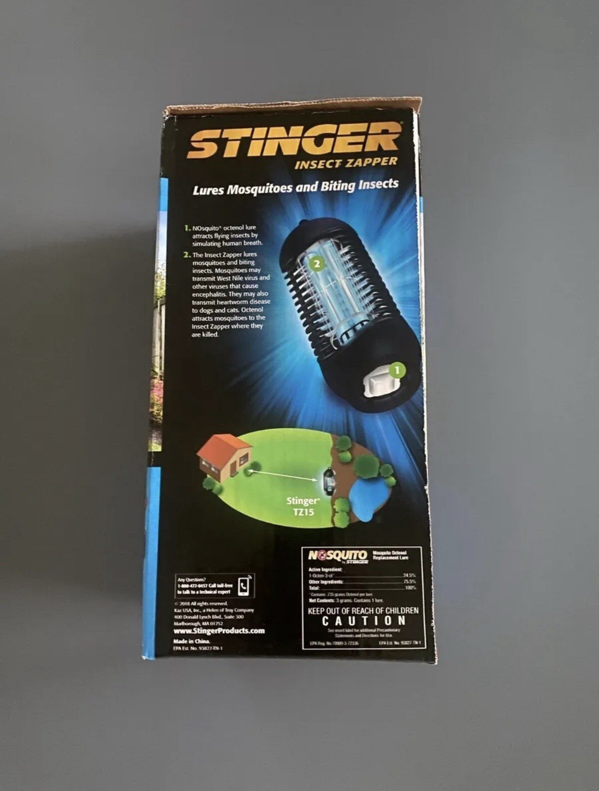 Stinger Backyard Insect and Mosquito Killer Bug Zapper – 1/2 Acre Coverage Lamp