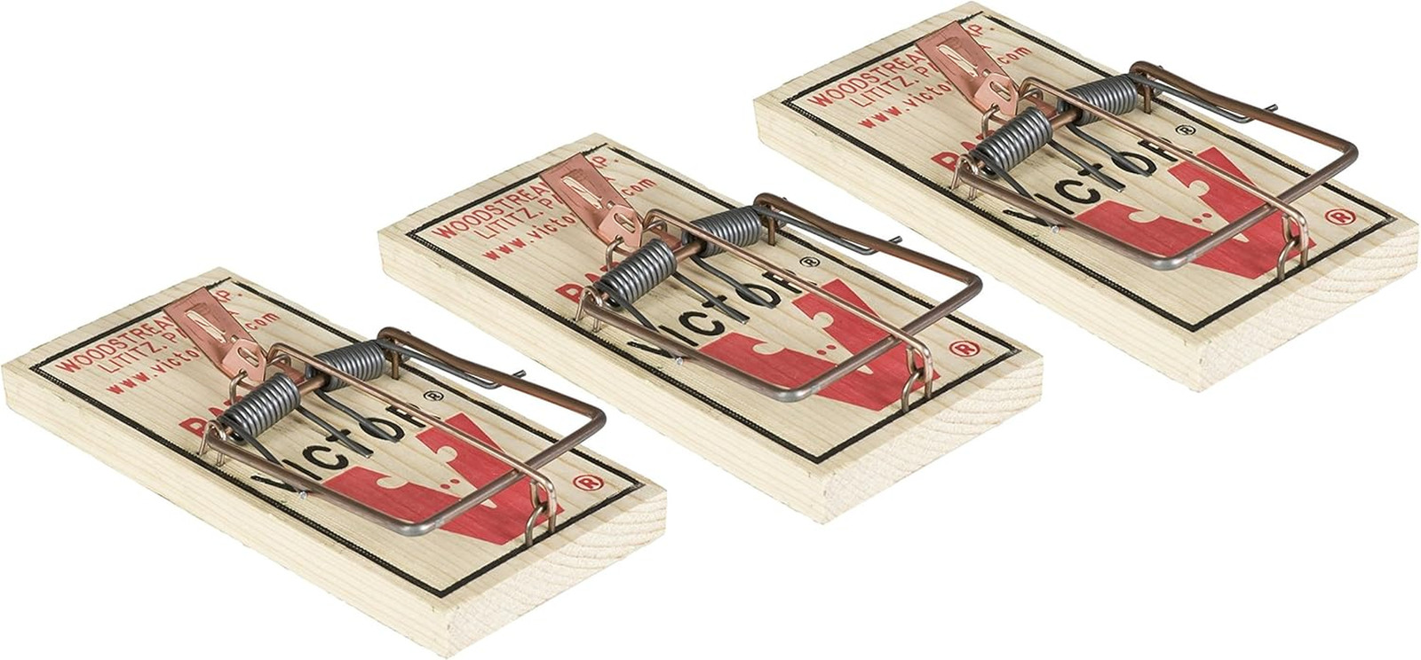 Victor Metal Pedal Rat Trap – M201 (Pack of 3)
