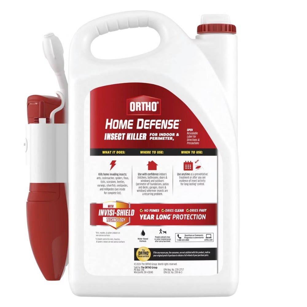 Insect Killer for Indoor & Perimeter RTU Wand: Kills Spiders, 128oz