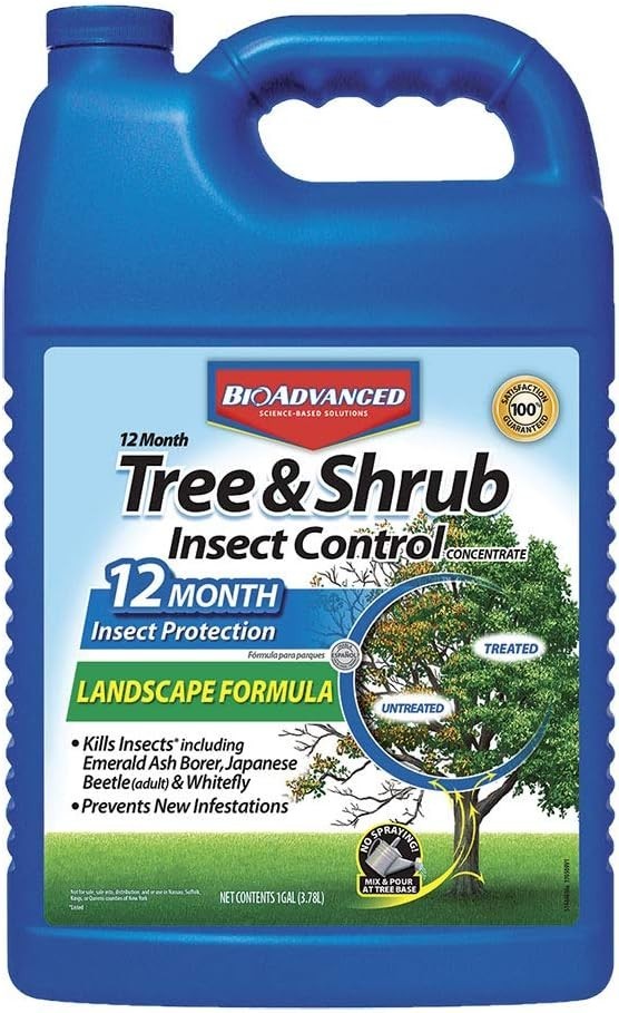 BioAdvanced 701525A 12 Month Tree & Shrub Insect Control Concentrate 1 Gal/128oz