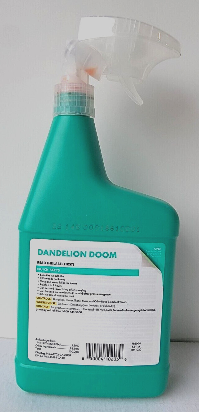 Sunday Dandelion Doom – Sunday Spot Weed Killer 32 Fl. Oz. Bottle