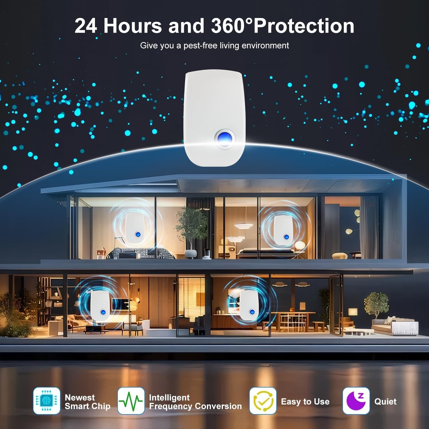 20PCS Ultrasonic Pest Control Repellers Electronic Repellent Mice Rat for Home