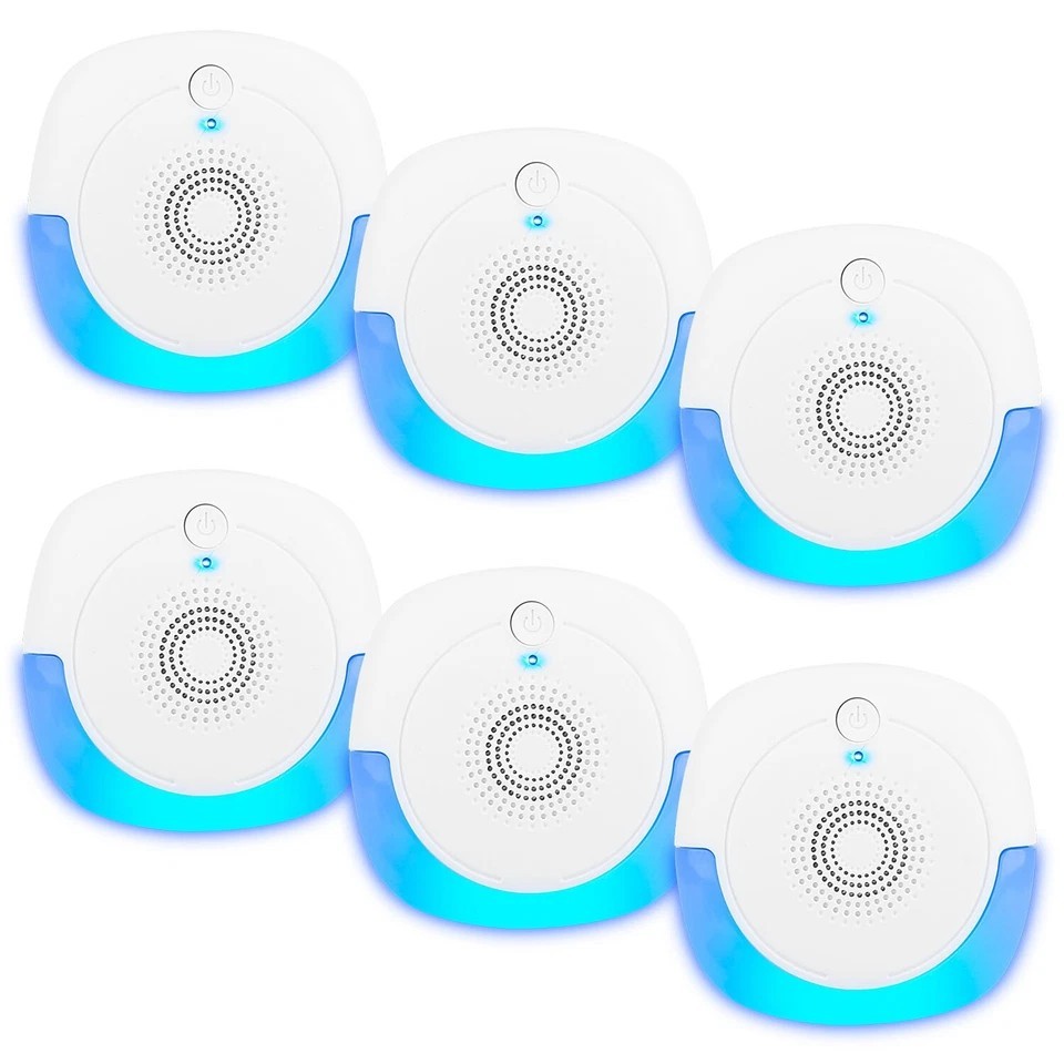 6 Packs Ultrasonic Pest Repellers Plug-In Indoor Pest Control Mouse Repellent