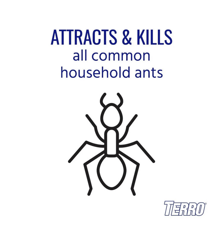 TERRO Outdoor Liquid Ant Killer 8 Bait Stakes Ready To Use T1813