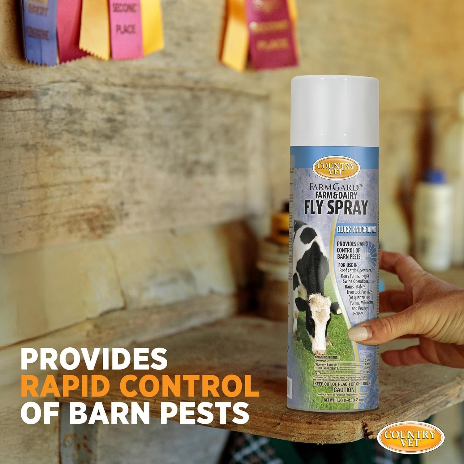 Country Vet FarmGard Farm & Dairy Fly Spray 16oz.